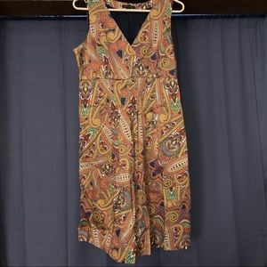 Tommy Hilfiger Paisley Print dress size 10